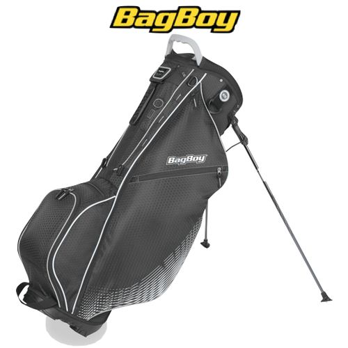 BagBoy GO Lite Hybrid Golf Stand Bag Black Charcoal White